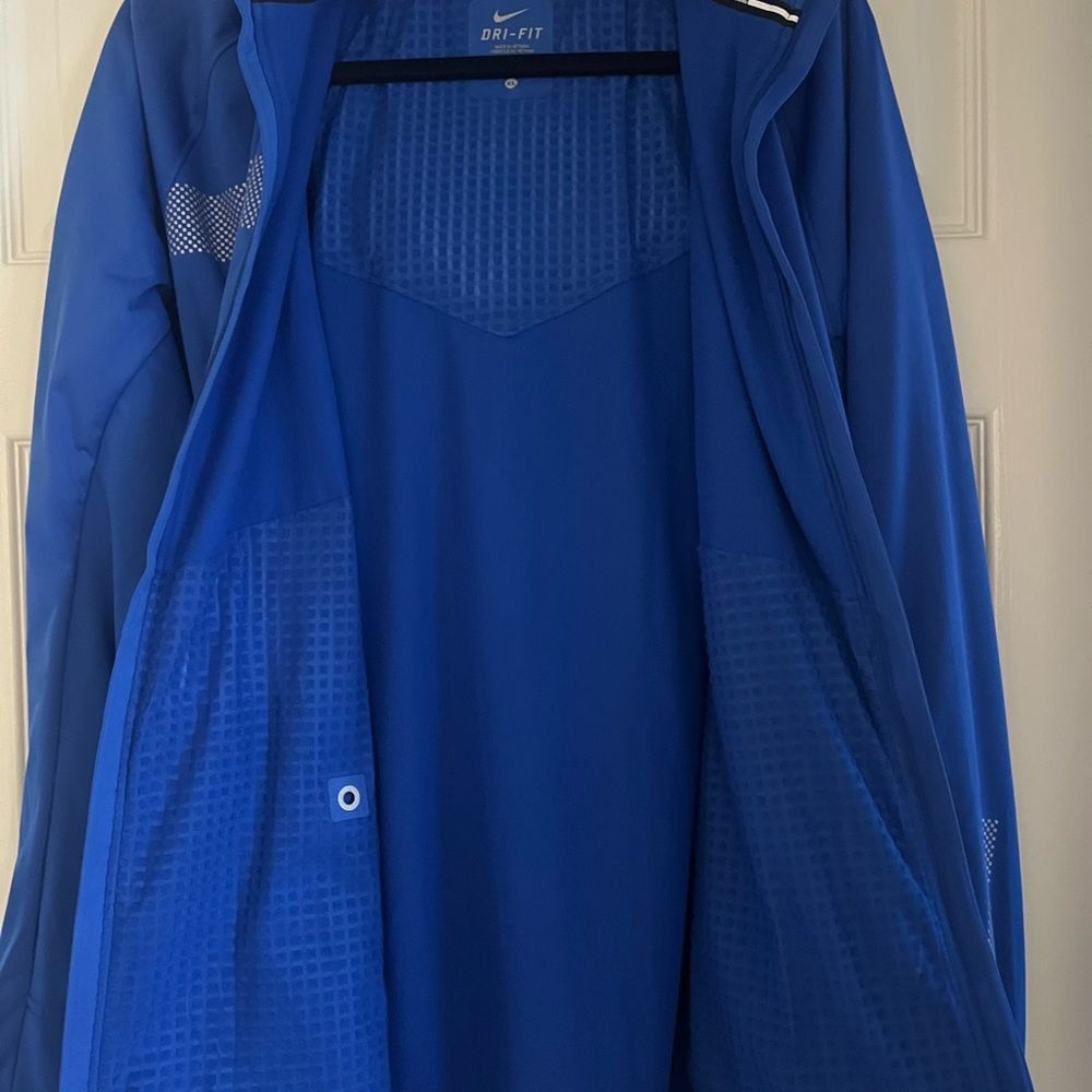 Nike Dri-Fit Running Men’s Jacket Sz XL Full Zip Training Athletic Wear  Blue - Picture 6 of 10